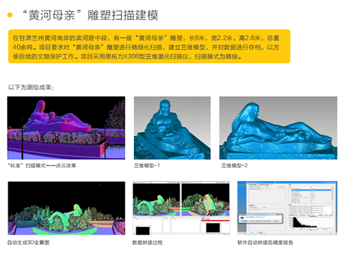 “黃河母親”雕塑掃描建模